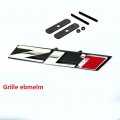 1x Grille Zl1 Emblem Badge Letter Grill Replacement For Camaro Ss Rs Chrome Red