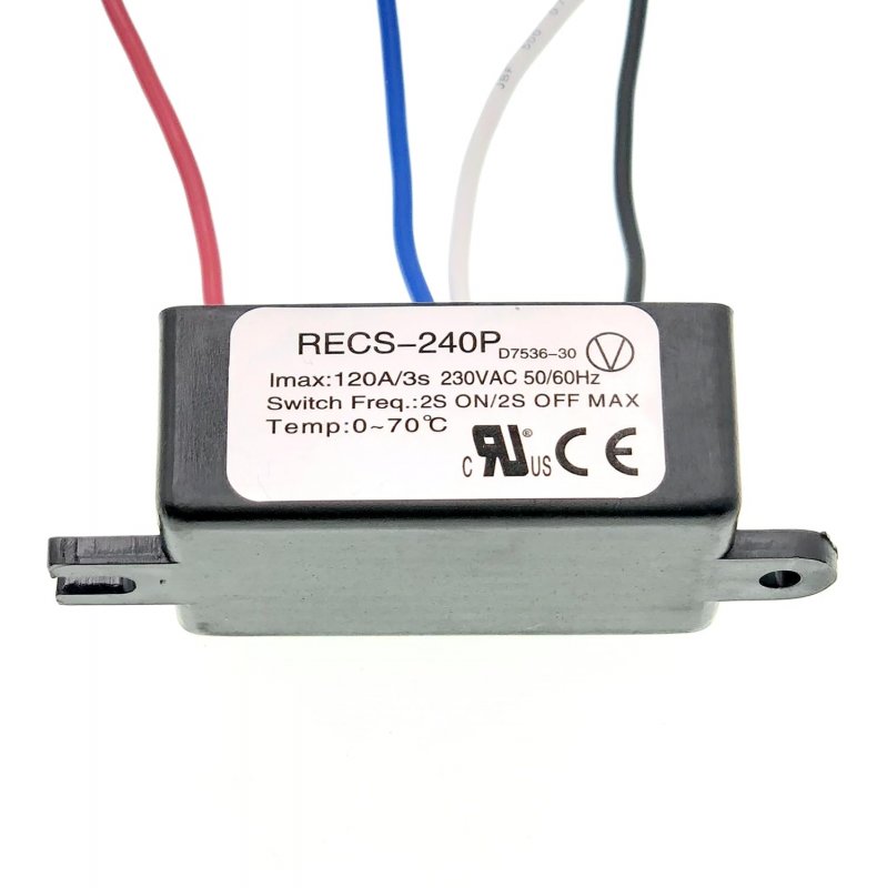Recs-240p Intelligent Electronic Centrifugal Switch Oil Pump Motor Capacitor Starter For Air Compressor 230vac 50 60hz 120a 3s