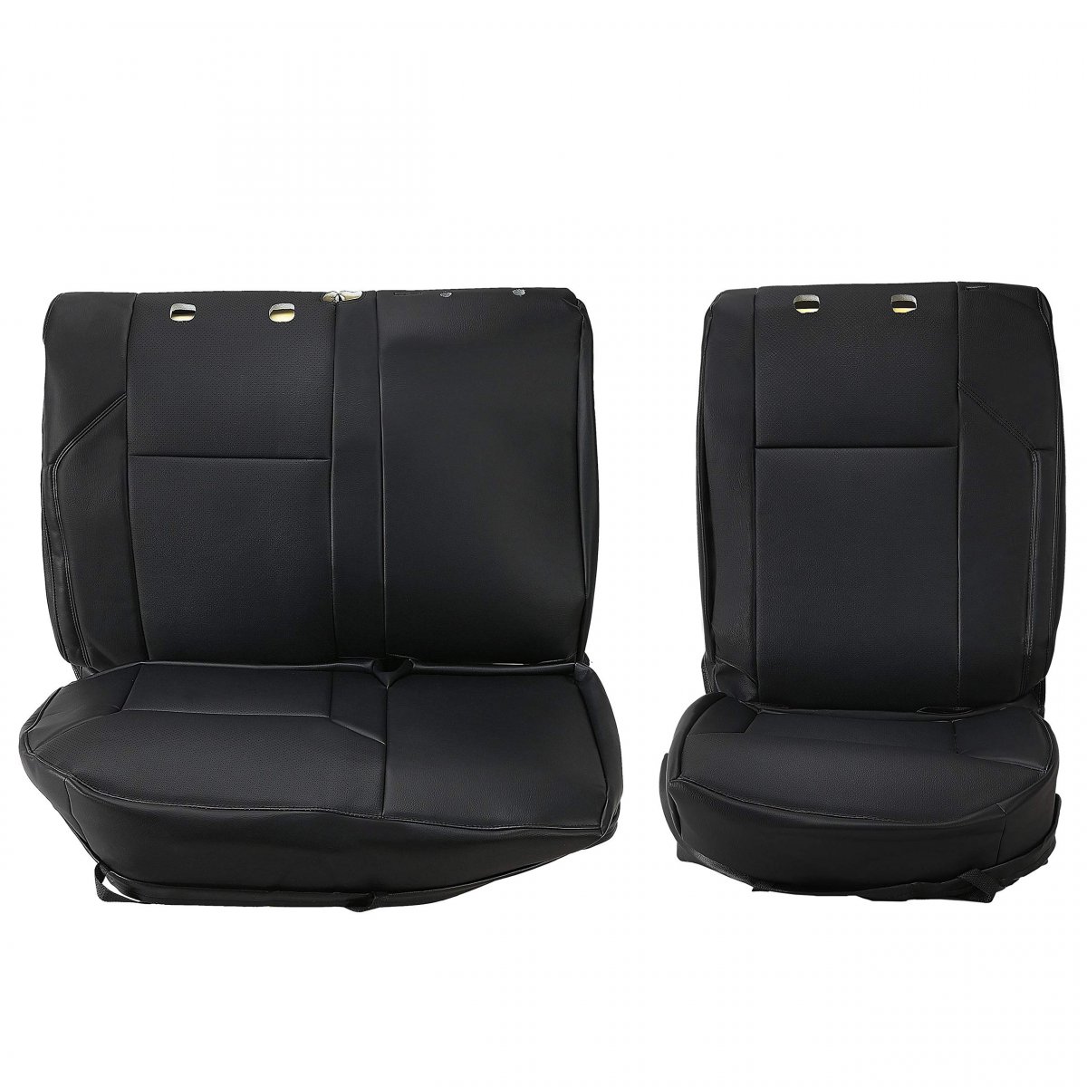 Seat Covers Sets For 2016-2023 Toyota Tacoma Double Cab W Manual Adjustable Black Driver