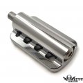 Httmt Mt216-127b- Motorcycle Cnc Dominator Cut Shifter Peg Compatible With H-d Heel Toe Flh Flt Flst Flhx Chrome