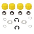 Front Wheel Bearings Axle Rebuild Kit For John Deere Am127303 Am127304 Am118315 Am35443 M40514 M123254 R27434 M143338 Wheels 