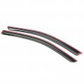 Window Visor For 2013-2017 Honda Accord 2dr Acrylic Smoke Tinted 2pcs Sun Rain Shade Guard Wind Vent Air Deflector By Ikon