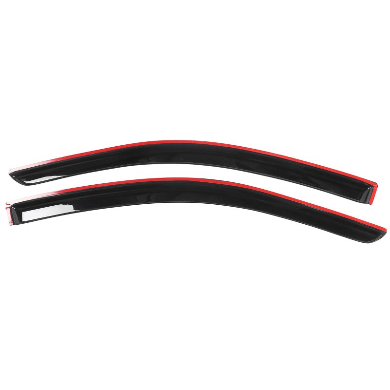 Window Visor For 2013-2017 Honda Accord 2dr Acrylic Smoke Tinted 2pcs Sun Rain Shade Guard Wind Vent Air Deflector By Ikon