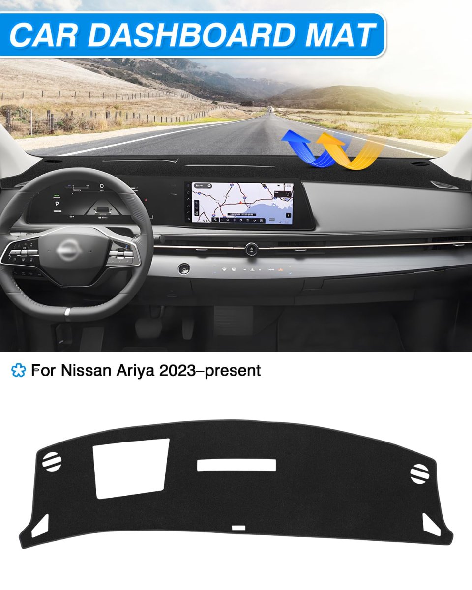 Cartist Dash Cover Fit For Nissan Ariya 2023 2024 2025 2026 Dashboard Mat Accessories Non-slip Carpet Sunshield Glare Uv Rays