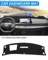 Cartist Dash Cover Fit For Nissan Ariya 2023 2024 2025 2026 Dashboard Mat Accessories Non-slip Carpet Sunshield Glare Uv Rays