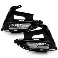 Factory Style Halogen Fog Lights Driving Lamps For 2020-2022 Nissan Sentra With Bezels Brackets Wire Harness On Off Switch Left 