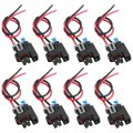 Saihisday 8pcs 88861094 Fuel Injector Connector Pigtail Wire Replacement For Mini-delphi Multec 2 Replaces 15306160 88988814