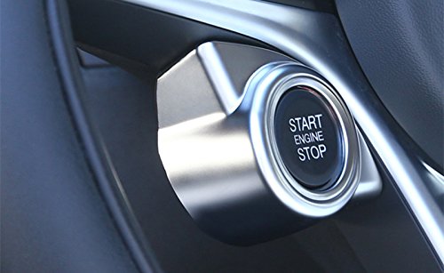 Abs Interior Start Engine Stop Button Trim Cover 1pcs For Alfa Romeo Giulia 2017