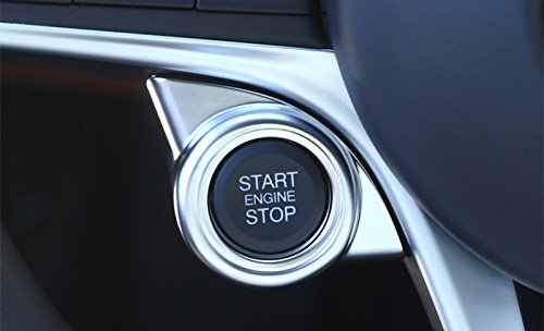 Abs Interior Start Engine Stop Button Trim Cover 1pcs For Alfa Romeo Giulia 2017