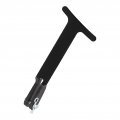 Qiilu Hood Release Handle Latch Pull Billet Aluminium Alloy For R32 Mk4 2004 Black