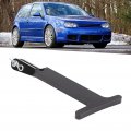 Qiilu Hood Release Handle Latch Pull Billet Aluminium Alloy For R32 Mk4 2004 Black