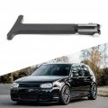 Qiilu Hood Release Handle Latch Pull Billet Aluminium Alloy For R32 Mk4 2004 Black