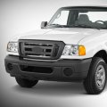 Factory Style Halogen Headlights Assembly Compatible With Ford Ranger 2001-2005 Driver And Passenger Side Chrome Housing Amber