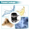 Uxcell Universal 56mm 2 25 Id Straight Hump Coupler Silicone Hose 102mm Long Intercooler Tube Piping With T Bolt Clamp Black