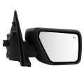 Tow Mirror 2021-2024 Ford For F150 Pickup Truck With Power Adjusted Heated Black Cap Housing Bilnd Spot Lighttowing Passenger 