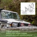 Car Snorkel Kit For Suzuki Jimny M16a M13a 2018 Abs Plastic Air Intake Assembly Water Crossing And Engine Protection
