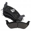 Brake Pads Rear Set Ceramic Posi-quiet Durable Mechanics Choice For 2003-2011 Lincoln Town Car Sedan
