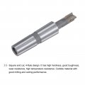 Uxcell Square Nose End Mill 15mm Cutting Dia P35 Tungsten Carbide Tip 3 Straight Flutes Milling Cutter With Mt2 Morse Taper