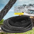 Synthetic Winch Rope 26455lbs Break Strength Cable Line Extension For Off Road Vehicle Atv Utv Suv 9m 29 52ft