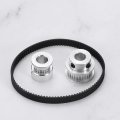 Gt-2 Synchronous Wheel 20 30 Teeth 8mm Bore Aluminum Alloy Timing Pulley With 1pcs Length 200mm Width 6mm Belt For 3d Printer