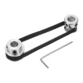 Gt-2 Synchronous Wheel 20 30 Teeth 8mm Bore Aluminum Alloy Timing Pulley With 1pcs Length 200mm Width 6mm Belt For 3d Printer 