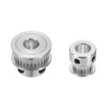 Gt-2 Synchronous Wheel 20 30 Teeth 8mm Bore Aluminum Alloy Timing Pulley With 1pcs Length 200mm Width 6mm Belt For 3d Printer