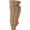 Ekena Millwork Corw05x02x10ptal 4 3 4-inch W X 1 D 10-inch H Small Traditional Pilaster Corbel Alder 
