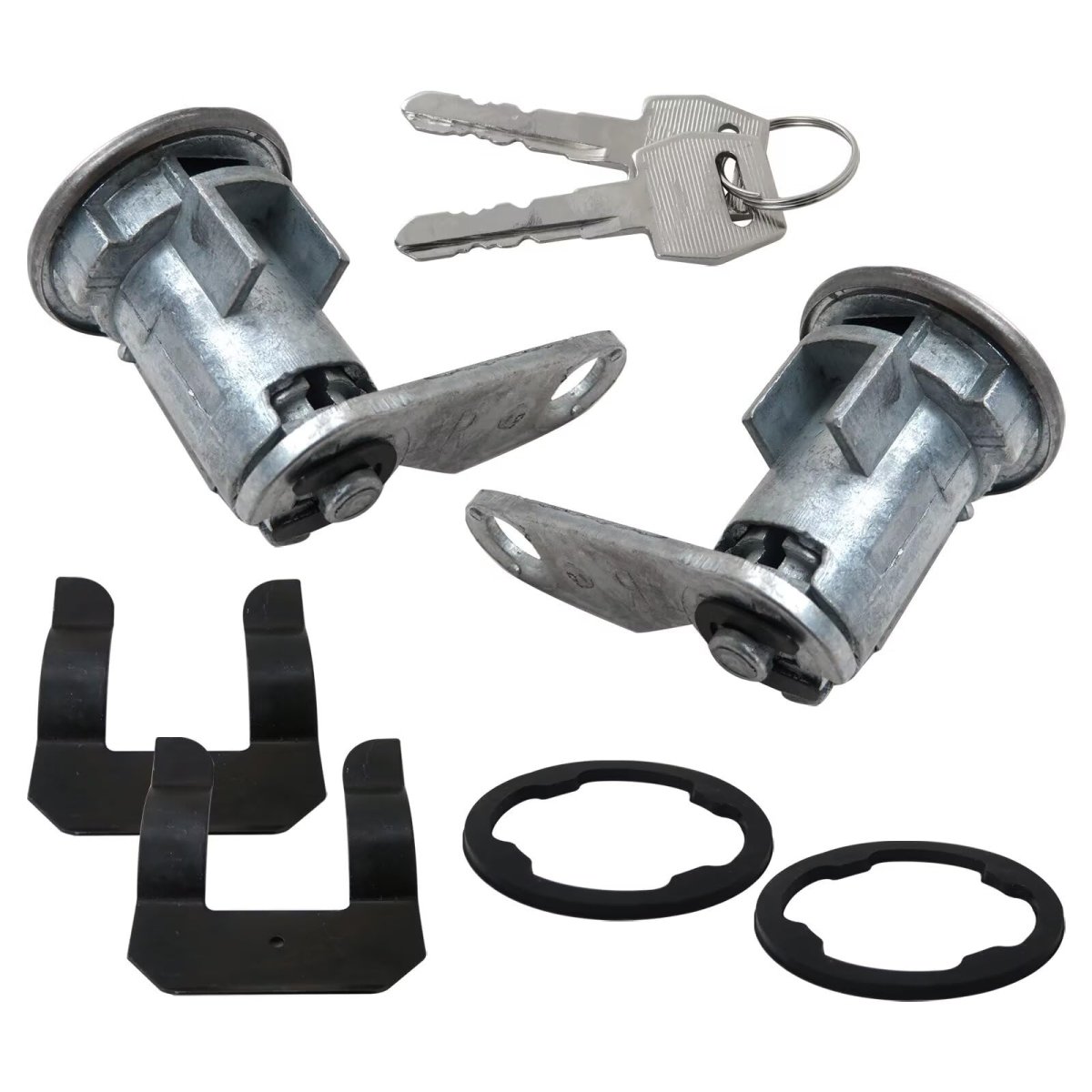 Vehicle Door Lock Cylinder Set W Keys Switch Kit Fit For Ford E250 Econoline Club Wagon Custom Extended Passenger Van 2-door 6