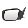 Black Left Side Mirror Fit For 2013-2018 Nissan Altima Smooth Glass Non-folding