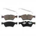 Front Brake Pad Set For Mercedes Benz Ml550 2008 To 2011 Non Asbestos Organic Pro Line Series 2 Wheel With Shims And Hardware 