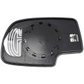 Passenger Side Mirror Glass For Gmc Sierra 1500 2500 Hd Classic 2007 Heated Convex With Backing Plate Replacement 88986363 