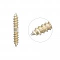 Uxcell 5x13mm Hanger Bolts 48pcs Double Ended Self-tapping Thread Wood To Dowel Screws For Connecting