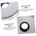 Homoyoyo Flange Decorative Cover Escutcheon Plate Plumbing Stainless Steel Faucet Wall Mount Bathtub