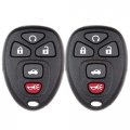 Ocpty 2x Uncut Keyless Entry Remote Key Fob Shell Replacement For Buick Allure Lacrosse For Chevy Cobalt Malibu Saturn Aura Sky