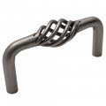Cosmas 9992-030wn Weathered Nickel Birdcage Cabinet Hardware Handle Pull 3 Hole Centers 