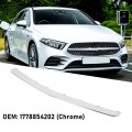 Front Bumper Lower Center Trim Scratch Proof Impact Abs Material W177 Amg Line Electroplated
