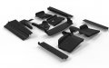 Hecasa Bumper Fillers Set Compatible With 1979-1985 Cadillac Eldorado Primer Black Abs Front Rear 11pcs
