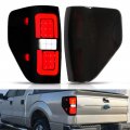 Boardroad Led Tail Lights Fit For 2009-2014 Ford F150 Pickup Truck Smoke Lens Rear Brake Lamps Reverse Lamp Left And Right 