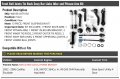 Front Ball Joints Tie Rods Sway Bar Links Idler And Pitman Arm Kit 13 Piece Compatible With 2002-2006 Cadillac Escalade Awd Or