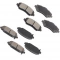 Aintier Automotive Replacement Brake Pads Front Rear Fit For Chrysler Town Country 2012-2016 For Dodge Grand Caravan Journey