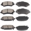 Aintier Automotive Replacement Brake Pads Front Rear Fit For Chrysler Town Country 2012-2016 For Dodge Grand Caravan Journey