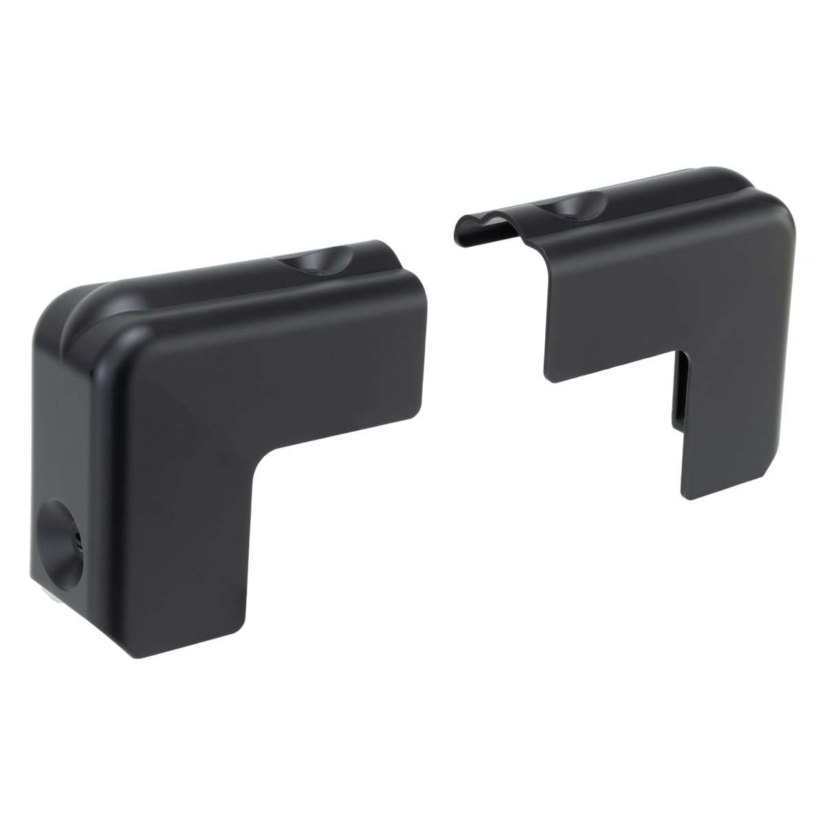 Rv 3 In Edge Mount Rear Corner Trim Left And Right Pair 2 Pack Uv Stabilized Plastic Black Rp-trm-crnr-top-lr-2in