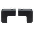 Rv 3 In Edge Mount Rear Corner Trim Left And Right Pair 2 Pack Uv Stabilized Plastic Black Rp-trm-crnr-top-lr-2in