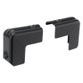 Rv 3 In Edge Mount Rear Corner Trim Left And Right Pair 2 Pack Uv Stabilized Plastic Black Rp-trm-crnr-top-lr-2in 