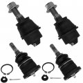 Suspension Dudes 4 Pc Front Upper Lower Replacement Ball Joint Kit Fits Escalade Avalanche Silverado Suburban Tahoe Sierra 