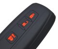 Silicone Sport Racing Stripes  Trimed Key Fob Cover For Toyota Trd 4runner Corolla Gr Rav4 Highlander Performance 3 Buttons