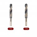 Uxcell Reduced Shank Drill Bit Set 16mm 16 5mm Titanium Nitride Coated High Speed Steel 4341 Tri-flat Drilling Tool For