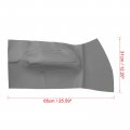 X Autohaux Pair Gray Microfiber Leather Door Panel Armrest Cover Replacement For Volkswagen Beetle 1998-2010