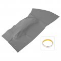 X Autohaux Pair Gray Microfiber Leather Door Panel Armrest Cover Replacement For Volkswagen Beetle 1998-2010