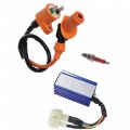 Racing Ignition Coil Spark Plug Ac Cdi Replacement For Gy6 50cc 125cc 150cc Kawasaki Mule 550 1997-2004 